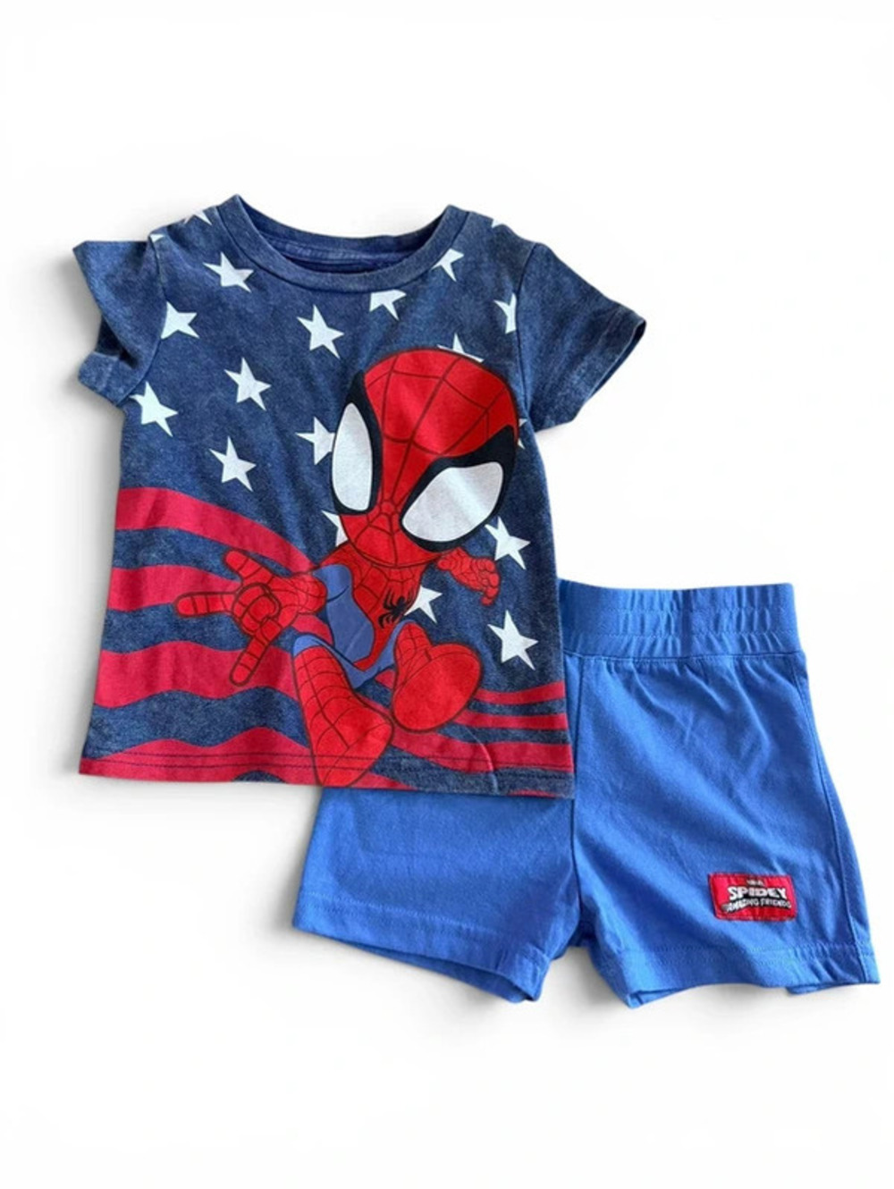 12M Spider-Man Shorts/Tee Set NWOT